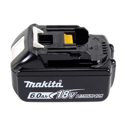 Makita Power Source Kit 18 V avec - 1x Batterie BL 1860 B 6,0 Ah (197422-4) + Chargeur rapide multiple DC 18 RE (198720-9)