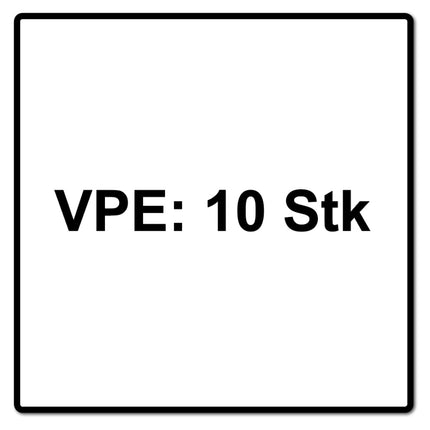 Metabo Tauchsägeblatt Set Starlock 10 Stk. 32 x 45 mm Metall ( 2x 626958000 ) Bi Metall Verpackungseinheit