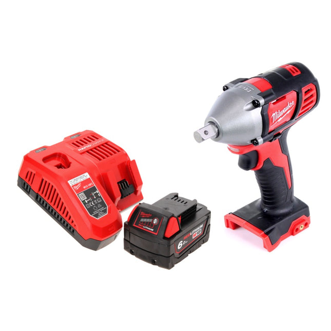 Milwaukee M18 BIW12-601FC Atornillador de impacto inalámbrico 18 V 240 Nm 1/2" + 1x batería 6,0 Ah + cargador