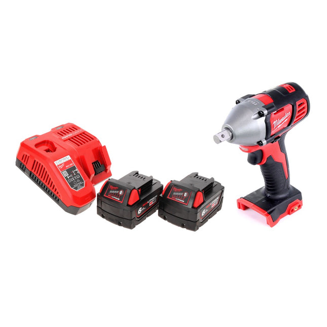 Llave de impacto a batería Milwaukee M18 BIW12-602FC 18 V 240 Nm 1/2" + 2x baterías 6,0 Ah + cargador