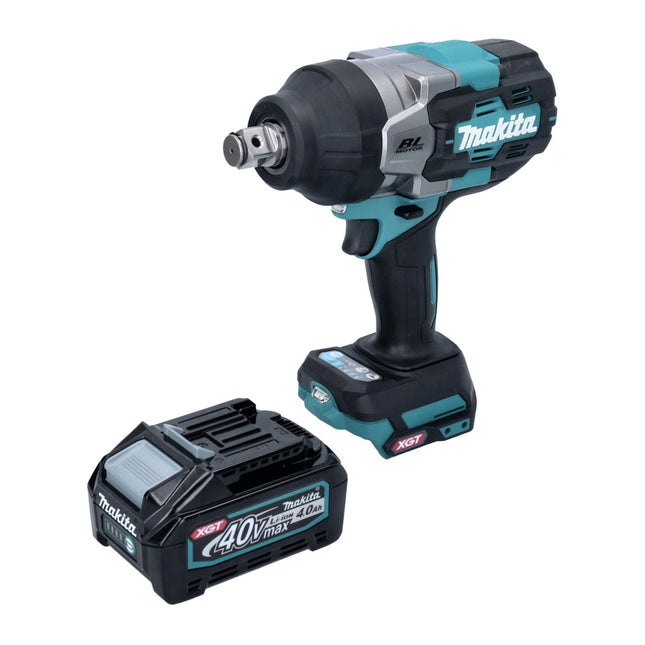 Makita TW 001 GM1 Llave de impacto sin cable 40 V max. 1800 Nm Brushless XGT + 1x batería recargable 4.0 Ah - sin cargador