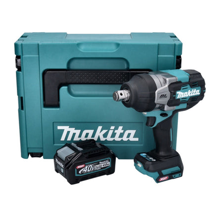 Makita TW 001 GM101 Clé à choc sans fil 40 V max. 1800 Nm Brushless XGT + 1x batterie 4,0 Ah + Makpac - sans chargeur