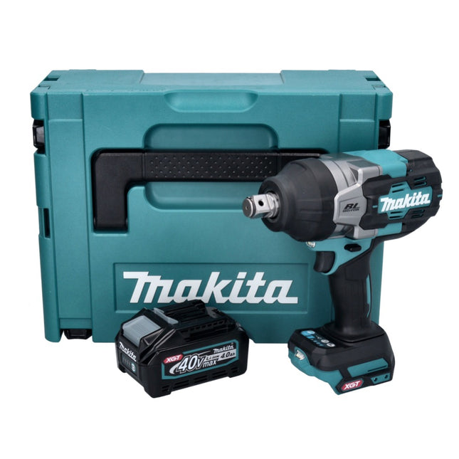 Makita TW 001 GM101 Avvitatore a impulsi a batteria 40 V max. 1800 Nm Brushless XGT + 1x batteria ricaricabile 4,0 Ah + Makpac - senza caricabatterie