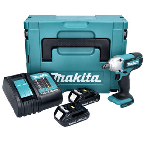 Makita DTW 190 SYJ Akku Schlagschrauber 18 V 1/2" 190 Nm + 2x Akku 1,3 Ah + Ladegerät + Makpac