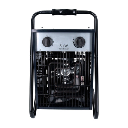 HausHalt IFH02-400B Elektro Industrie Heizgerät 400 V 5 kW 4 Leistungsstufen 50 m² ( 51331372 ) für Werkstatt, Keller, Baustelle etc. inkl. Überhitzungsschutz - Toolbrothers