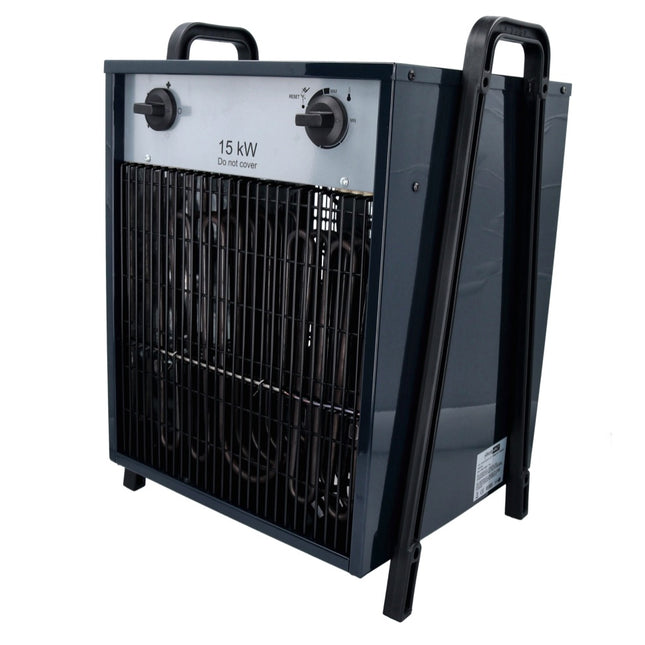 HausHalt IFJ04-150C Elektro Industrie Heizgerät 400 V 15 kW 4 Leistungsstufen 150 m² ( 51331375 ) für Werkstatt, Keller, Baustelle etc. inkl. Überhitzungsschutz