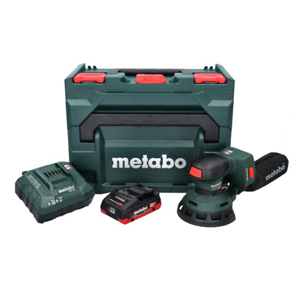 Metabo SXA 18 LTX 125 BL cordless random orbital sander 18 V 125 mm brushless + 1x rechargeable battery 4.0 Ah + charger + metaBOX