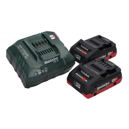Metabo SXA 18 LTX 125 BL levigatrice rotorbitale a batteria 18 V 125 mm brushless + 2x batteria ricaricabile 4,0 Ah + caricatore + metaBOX