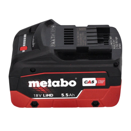 Metabo SXA 18 LTX 125 BL Ponceuse excentrique sans fil 18 V 125 mm Brushless + 1x batterie 5,5 Ah + metaBOX - sans chargeur