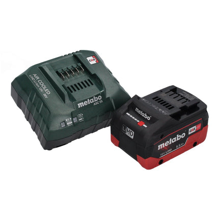 Metabo SXA 18 LTX 125 BL cordless random orbital sander 18 V 125 mm brushless + 1x rechargeable battery 5.5 Ah + charger + metaBOX
