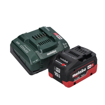 Metabo AS 18 L PC Aspirapolvere compatto a batteria 18 V 6 l IPX4 classe di polvere L wet and dry + 1x batteria ricaricabile 10,0 Ah + caricabatterie
