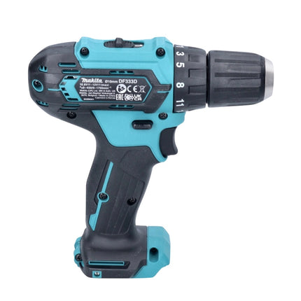 Taladro atornillador inalámbrico Makita DF 333 DZK 12 V máx. 30 Nm solo + estuche - sin batería, sin cargador