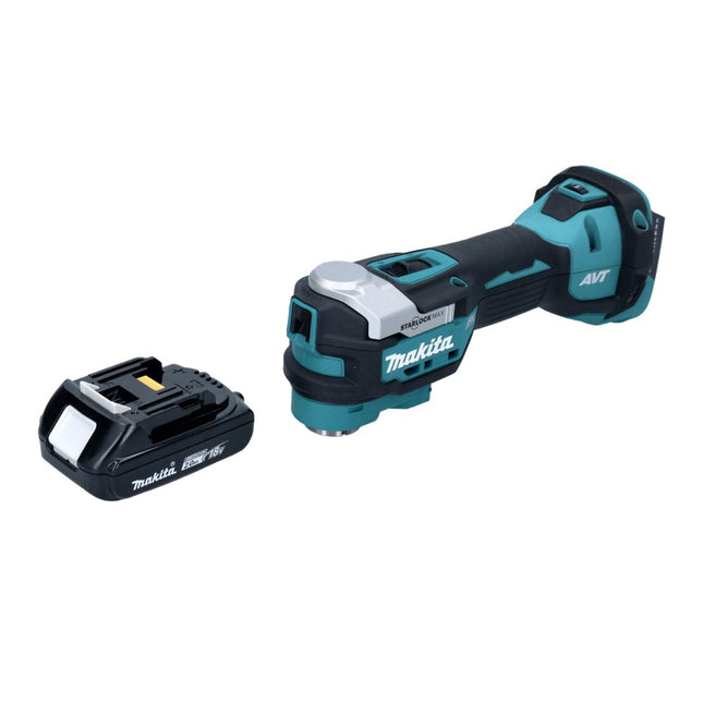 Makita DTM 52 A1 Cordless Multifunctional Tool 18 V Starlock Max Brushless + 1x battery 2,0 Ah - without charger