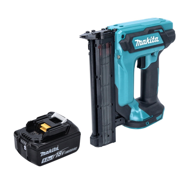 Makita DFN 350 T1 clavadora vertical sin cable 18 V 15 - 35 mm + 1x batería recargable 5,0 Ah - sin cargador