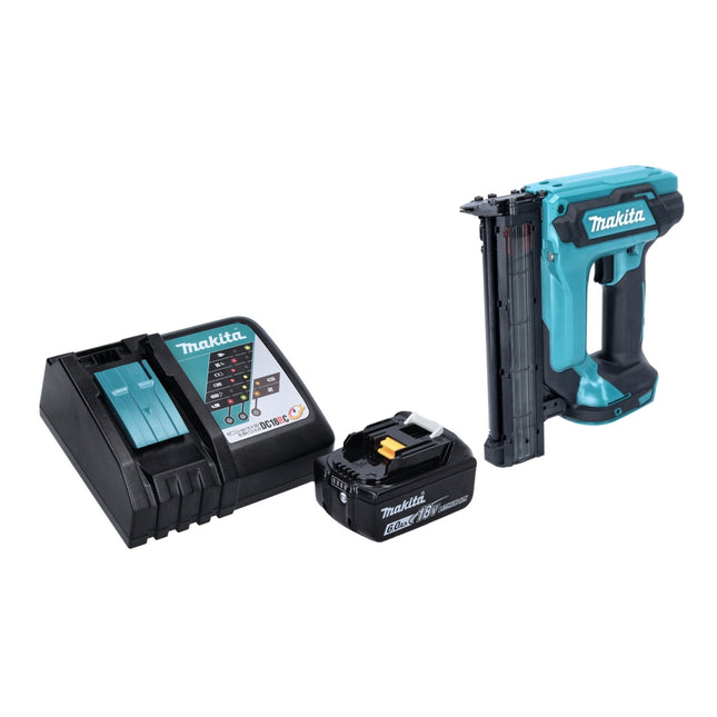 Makita DFN 350 RG1 clavadora vertical sin cable 18 V 15 - 35 mm + 1x batería recargable 6,0 Ah + cargador