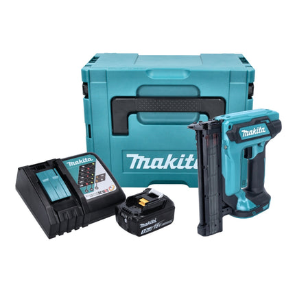 Makita DFN 350 RF1J clavadora vertical sin cable 18 V 15 - 35 mm + 1x batería recargable 3,0 Ah + cargador + Makpac