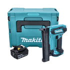Makita DFN 350 T1J clavadora vertical sin cable 18 V 15 - 35 mm + 1x batería recargable 5,0 Ah + Makpac - sin cargador