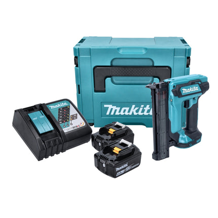 Makita DFN 350 RGJ chiodatrice verticale a batteria 18 V 15 - 35 mm + 2x batteria ricaricabile 6,0 Ah + caricatore + Makpac