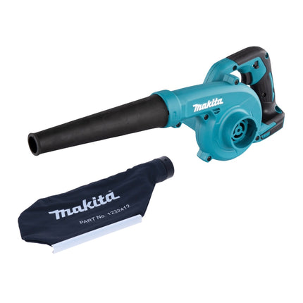 Soplador de hojas a batería Makita DUB 185 Z 18 V + bolsa colectora - sin batería, sin cargador