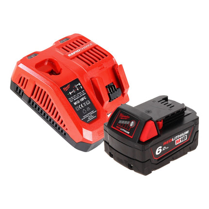 Milwaukee M18 FIWF12-601 FC Impact Wrench 300 Nm 18V 1/2" Brushless + 1x Battery 6.0 Ah + Charger