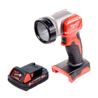 Milwaukee M18 TLED battery light LED + 1x battery 2.0 Ah - without charger