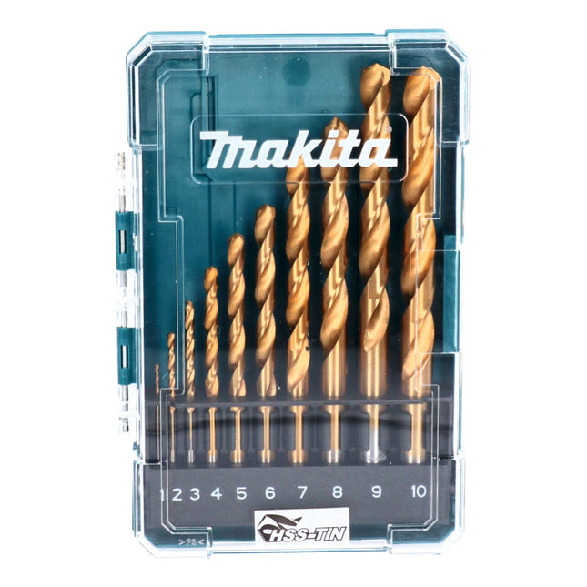 Juego de brocas Makita Brocas para metal HSS 10 piezas (D-72849)