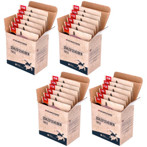 Toolbrothers TURTLE Schleifset 4 Packungen 240x Schleifscheiben 125mm Klett 8 Loch je 40x P40 / P60 / P80 / P120 / P180 / 240 für Hartholz, Weichholz, Lack, Stein, Stahl, Aluminium, Furnier