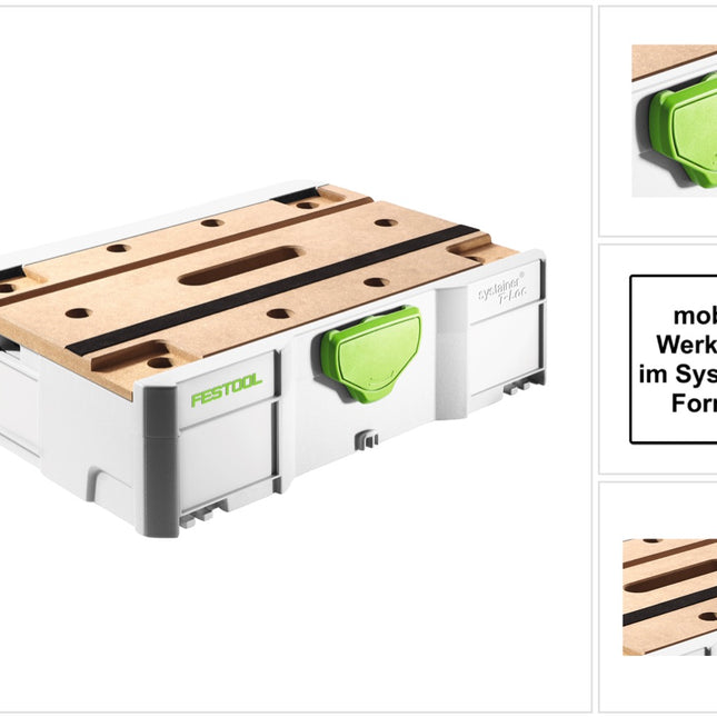 Festool T LOC SYS MFT Systainer Werkzeugkoffer mobile Werkbank 500076 396 x 296 x105 mm 0 - toolbrothers