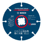 Bosch Expert Carbide Multi Wheel X-LOCK Trennscheibe ( 2608901195 ) 125 mm x 22,23 mm 10 Stk.