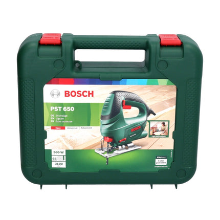 Scie sauteuse Bosch PST 650 500 watts, emmanchement SDS ( 06033A0700 ) + coffret