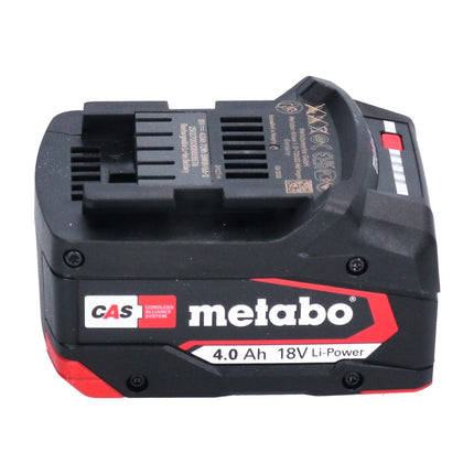 Metabo Li-Power Akkupack 18 V 4,0 Ah CAS Li-Ion Akku ( 625027000 ) mit Ladestandsanzeige - Nachfolger von 625591000