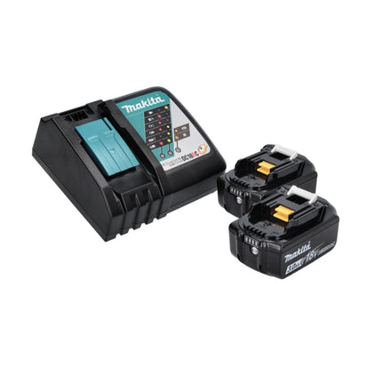 Compresor inalámbrico Makita DMP 181 RF 18 V 11,1 bar + 2x batería recargable 3,0 Ah + cargador