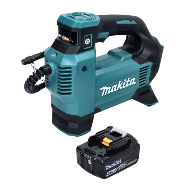 Compressore a batteria Makita DMP 181 G1 18 V 11,1 bar + 1x batteria ricaricabile 6,0 Ah - senza caricabatteria