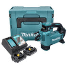 Compressore a batteria Makita DMP 181 RAJ 18 V 11,1 bar + 2x batteria ricaricabile 2,0 Ah + caricabatterie + Makpac