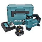 Makita DMP 181 RTJ compresor sin cable 18 V 11,1 bar + 2x batería recargable 5,0 Ah + cargador + Makpac