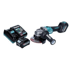 Amoladora angular a batería Makita GA 023 GD1 40 V máx. 125 mm sin escobillas XGT + 1 batería de 2,5 Ah + cargador