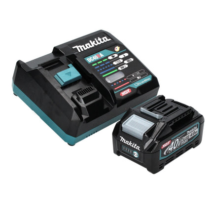 Makita GA 023 GM1 Cordless angle grinder 40 V max. 125 mm Brushless XGT + 1x rechargeable battery 4.0 Ah + charger