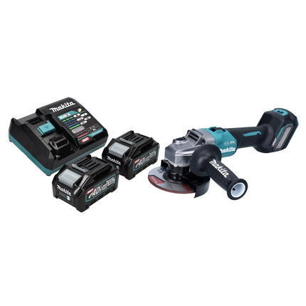 Makita GA 023 GM2 cordless angle grinder 40 V max. 125 mm brushless XGT + 2x battery 4,0 Ah + charger