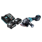 Makita GA 023 GM2 cordless angle grinder 40 V max. 125 mm brushless XGT + 2x battery 4,0 Ah + charger