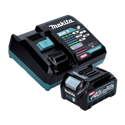 Makita FN 001 GD1 Chiodatrice a testa piatta a batteria 40 V max. XGT Brushless + 1x batteria 2,5 Ah + caricabatteria
