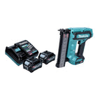 Makita FN 001 GD2 Chiodatrice a testa piatta a batteria 40 V max. XGT Brushless + 2x batteria 2,5 Ah + caricabatteria