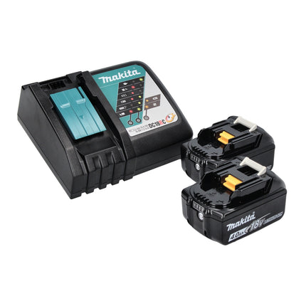 Makita DGA 517 RM Meuleuse d'angle sans fil 18 V 125 mm Brushless + 2x batterie 4,0 Ah + chargeur