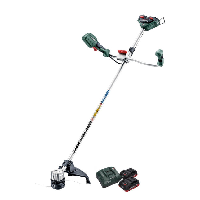 Metabo FSB 36-18 LTX BL 40 Cordless Brush Cutter 36V (2x 18V) Two-handle Brushless + 2x Batteries 4.0 Ah + Charger