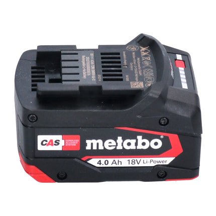 Metabo Basis Set 1x Li-Power Akkupack 18 V 4,0 Ah CAS Li-Ion Akku ( 625027000 ) + ASC 55 Ladegerät ( 627044000 )