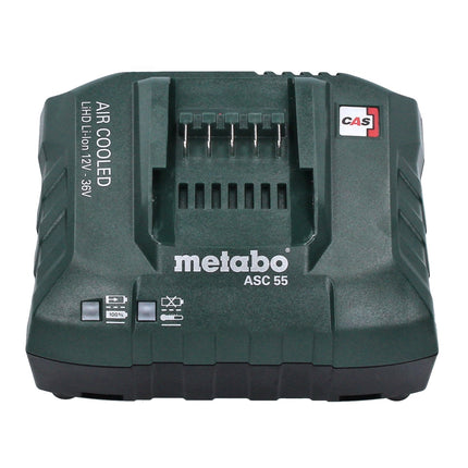 Metabo Set de base 4x Batteries Li-Power 4,0 Ah 18V CAS Li-Ion + Chargeur ASC 55 (4x 625027000) (627044000)
