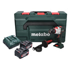 Metabo SB 18 LTX BL I taladradora de percusión sin cable 18 V 130 Nm sin escobillas ( 602360500 ) + 2x batería recargable 4,0 Ah + cargador + metaBOX