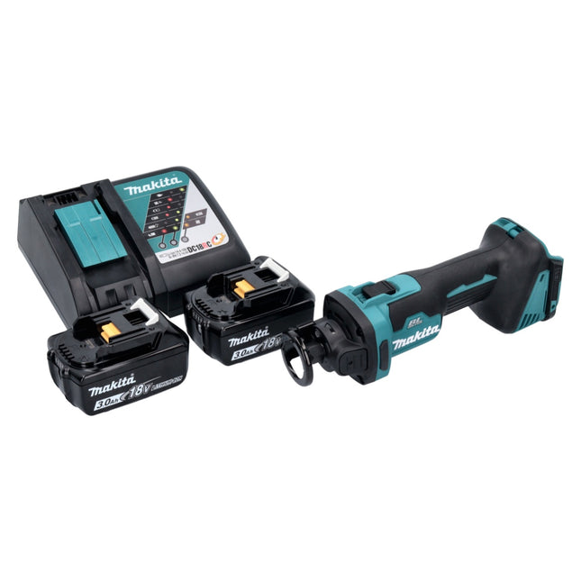Makita DCO 181 RF Akku Rotationsschneider 18 V 32000 U/min Brushless + 2x Akku 3.0 Ah + Ladegerät - Toolbrothers