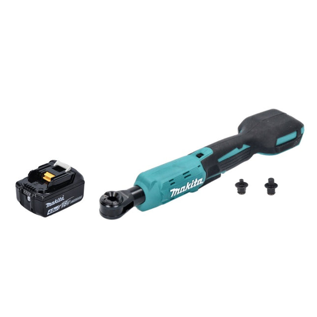 Makita DWR 180 M1 atornillador de carraca sin cable 18 V 47,5 Nm 1/4" 3/8" + 1x batería recargable 4,0 Ah - sin cargador