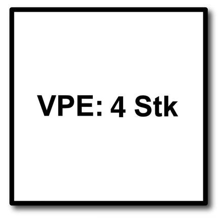 Makita MAM011 hoja de sierra segmentada de diamante Starlock Max 68 x 30 mm 4 piezas (4x B-66519) K40