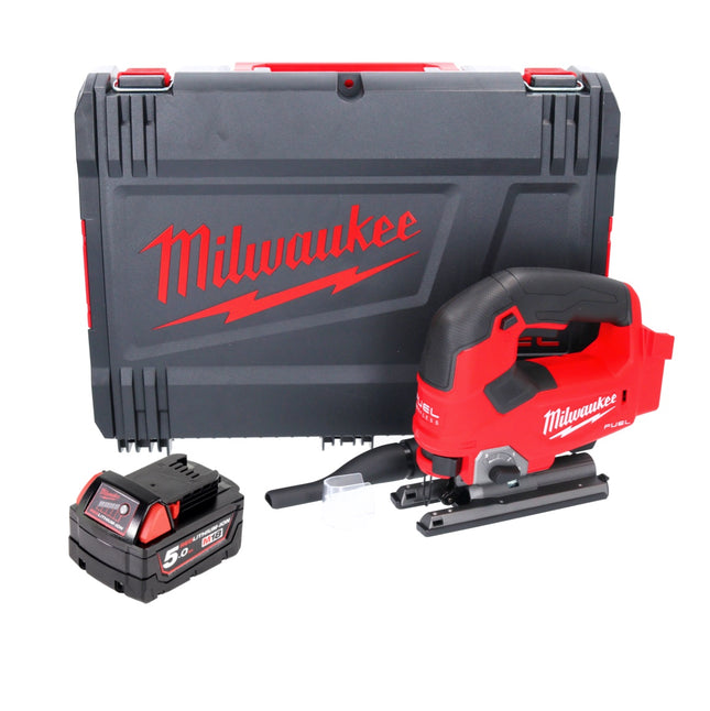 Milwaukee M18 FJS-501X seghetto alternativo a batteria 18 V 25 mm brushless + 1x batteria 5,0 Ah + scatola HD - senza caricabatterie